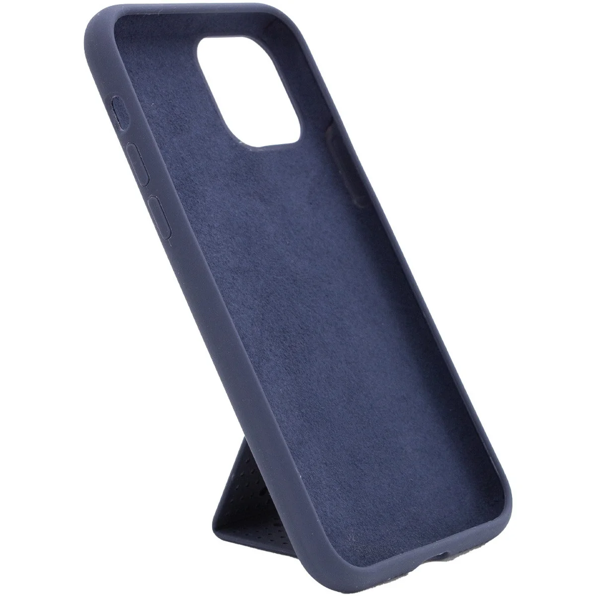 Чохол Silicone Case Hand Holder для Apple iPhone 11 Pro (5.8 ") Темно-синій / Midnight blue