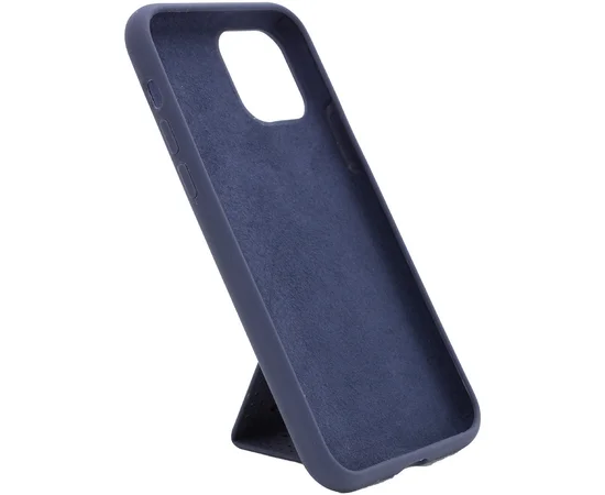 Чехол Silicone Case Hand Holder для Apple iPhone 11 Pro (5.8") Темно-синий / Midnight blue