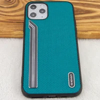 TPU чехол SHENGO Textile series для Apple iPhone 11 Pro (5.8") Зеленый