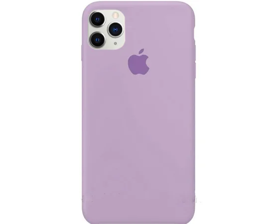 Чехол Silicone case (A) (с закрытым низом) для Apple iPhone 11 Pro (5.8") Сиреневый / Dasheen