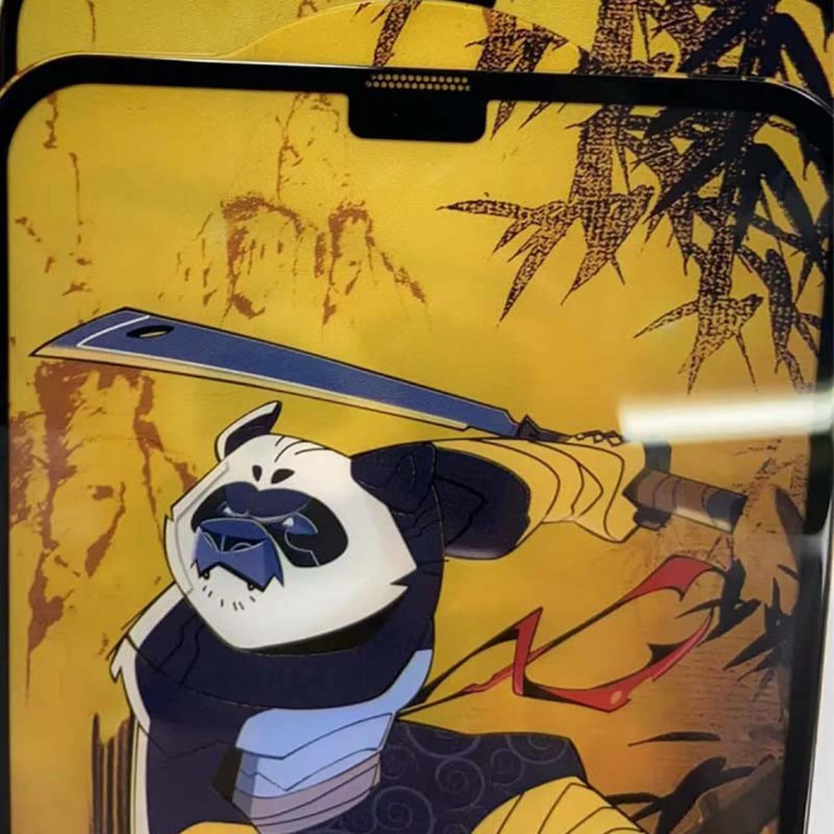 Захисне скло 5D Anti-static Panda (тех.пак) для Apple iPhone 11 Pro/X/XS (5.8") Чорний