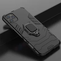 Ударопрочный чехол Transformer Ring for Magnet для Apple iPhone 11 Pro (5.8") Черный / Soul Black