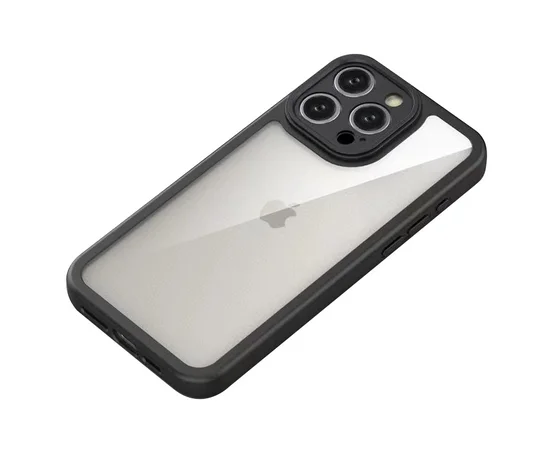 TPU чехол Transparent + Colour 1,5mm для Apple iPhone 11 Pro (5.8") Black