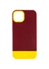 Чехол TPU+PC Bichromatic для Apple iPhone 11 Pro (5.8") Brown burgundy / Yellow