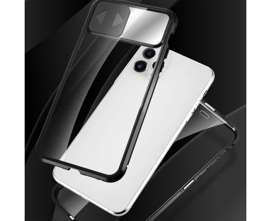 Чехол Camshield 360 Metall+Glass со шторкой для камеры для Apple iPhone 11 Pro (5.8") Черный
