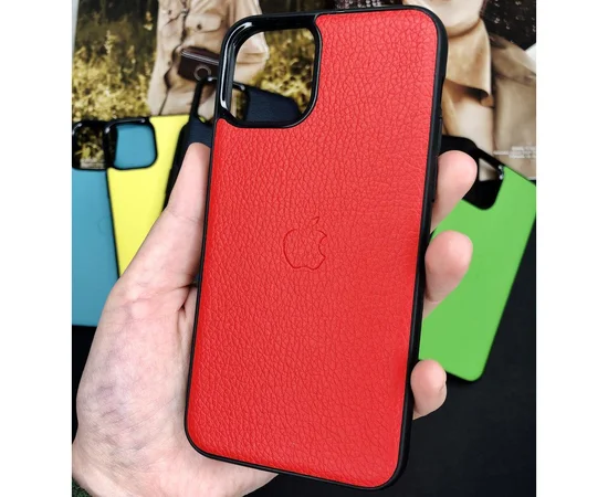 Кожаная накладка Epic Vivi Logo series для Apple iPhone 11 Pro (5.8") Красный