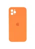Чехол Silicone Case Square Full Camera Protective (AA) для Apple iPhone 11 Pro (5.8") Оранжевый / Papaya