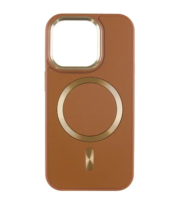 Кожаный чехол SnapCase with MagSafe для Apple iPhone 11 Pro (5.8") Brown