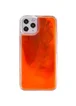 Неоновый чехол Neon Sand glow in the dark для Apple iPhone 11 Pro (5.8") Фиолетовый / Оранжевый