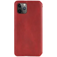 Шкіряний чохол-книжка GETMAN Cubic (PU) для Apple iPhone 11 Pro (5.8") Червоний