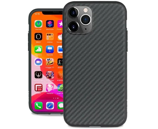 TPU чехол Epic Carbon для Apple iPhone 11 Pro (5.8") Черный