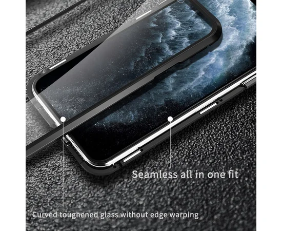 Чехол Camshield 360 Metall+Glass со шторкой для камеры для Apple iPhone 11 Pro (5.8") Черный