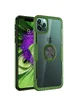 TPU+PC чехол Deen CrystalRing под магнитный держатель для Apple iPhone 11 Pro (5.8") Бесцветный / Оливковый