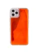 Неоновый чехол Neon Sand glow in the dark для Apple iPhone 11 Pro (5.8") Фиолетовый / Оранжевый