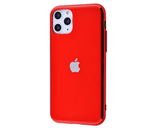 TPU+Glass чехол Glamor для Apple iPhone 11 Pro (5.8") Красный