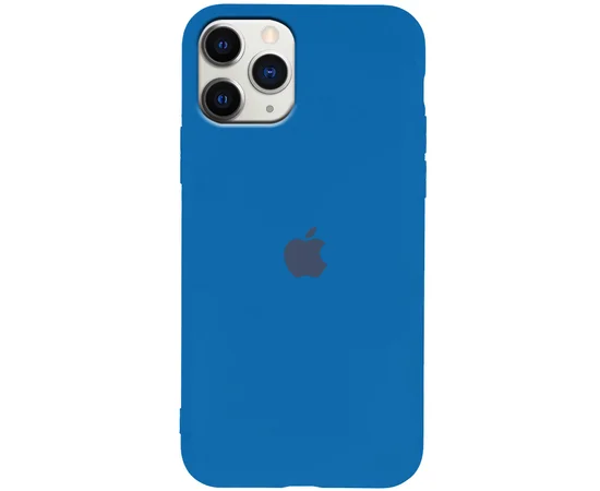 Чехол Silicone Case Slim Full Protective для Apple iPhone 11 Pro (5.8") Синий / Blue