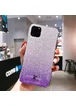 TPU+Glass чехол Swarovski для Apple iPhone 11 Pro (5.8") Фиолетовый