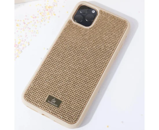 TPU чехол Bling World Grainy Diamonds для Apple iPhone 11 Pro (5.8") Золотой