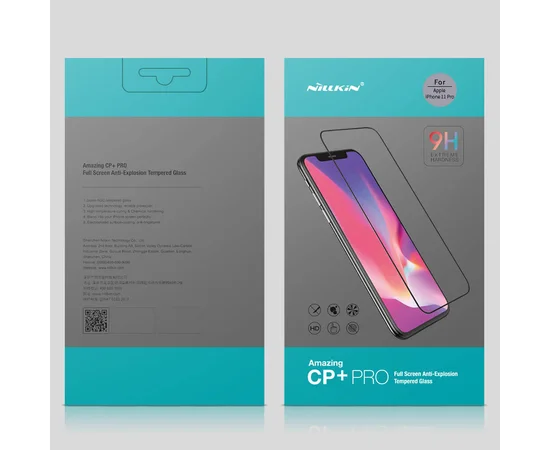 Защитное стекло Nillkin (CP+PRO) для Apple iPhone 11 Pro (5.8") / X (5.8") / XS (5.8") Черный
