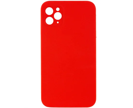 Чехол Silicone Case Lakshmi Square Full Camera для Apple iPhone 11 Pro (5.8") Красный / Red