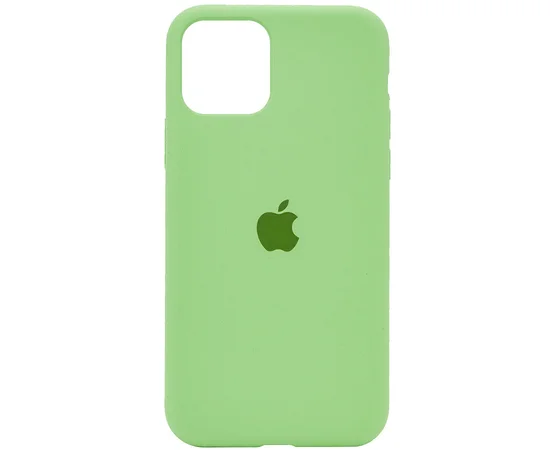Чехол Silicone Case Full Protective (AA) для Apple iPhone 11 Pro (5.8") Мятный / Mint