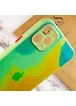 Чехол TPU+Glass Impasto abstract для Apple iPhone 11 Pro (5.8") Yellow green