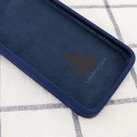 Чехол Silicone Case Lakshmi Square Full Camera для Apple iPhone 11 Pro (5.8") Темно-синий / Midnight blue