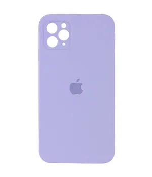 Чехол Silicone Case Square Full Camera Protective (AA) для Apple iPhone 11 Pro (5.8") Сиреневый / Dasheen