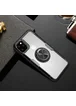 TPU+PC чехол Deen CrystalRing под магнитный держатель (opp) для Apple iPhone 11 Pro (5.8") Бесцветный / Черный