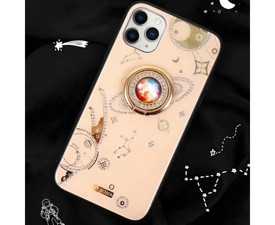 TPU+Glass чехол TYBOMB Cloud Atlas для Apple iPhone 11 Pro (5.8") Pink