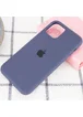 Чехол Silicone case (A) (с закрытым низом) для Apple iPhone 11 Pro (5.8") Темный Синий / Midnight Blue