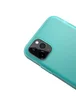 Силиконовый матовый полупрозрачный чехол для Apple iPhone 11 Pro (5.8") Голубой / Marine Green