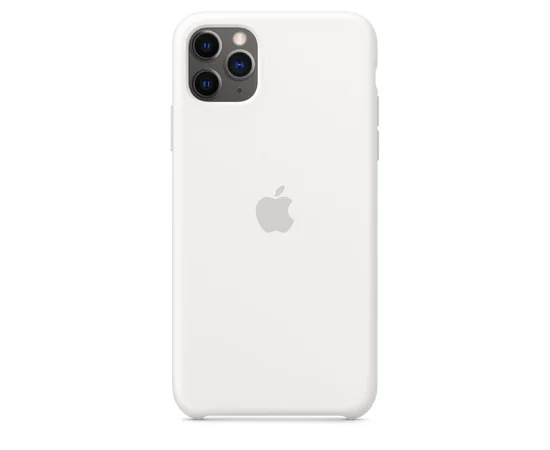 Чехол Silicone case (A) (с закрытым низом) для Apple iPhone 11 Pro (5.8") Бежевый / Creamy White