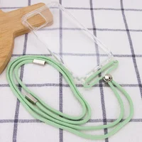 Чехол TPU Crossbody Transparent для Apple iPhone 11 Pro (5.8") Мятный