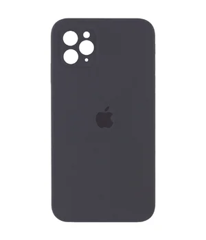 Чехол Silicone Case Square Full Camera Protective (AA) для Apple iPhone 11 Pro (5.8") Серый / Dark Gray
