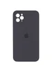 Чехол Silicone Case Square Full Camera Protective (AA) для Apple iPhone 11 Pro (5.8") Серый / Dark Gray