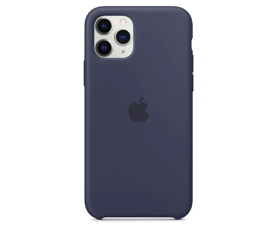Чехол Silicone case (A) для Apple iPhone 11 Pro (5.8") Синий / Midnight Blue