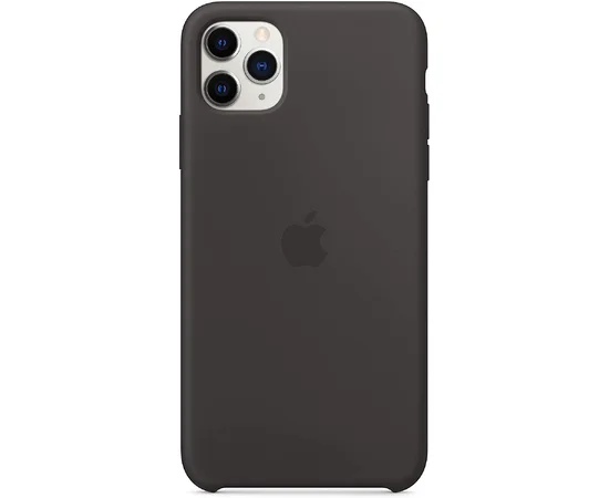 Чехол Silicone case (AAA) для Apple iPhone 11 Pro (5.8") Черный / Black