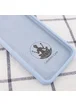 Чехол Silicone Case Lakshmi Square Full Camera для Apple iPhone 11 Pro (5.8") Голубой / Mist blue
