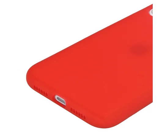 Силиконовый матовый полупрозрачный чехол для Apple iPhone 11 Pro (5.8") Красный / Red