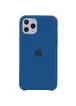 Чехол Silicone case (A) для Apple iPhone 11 Pro (5.8") Синий /  Blue Cobalt