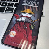 Защитное 2.5D стекло Weva AirBag (тех.пак) для Apple iPhone 11 Pro / X / XS (5.8") Черный