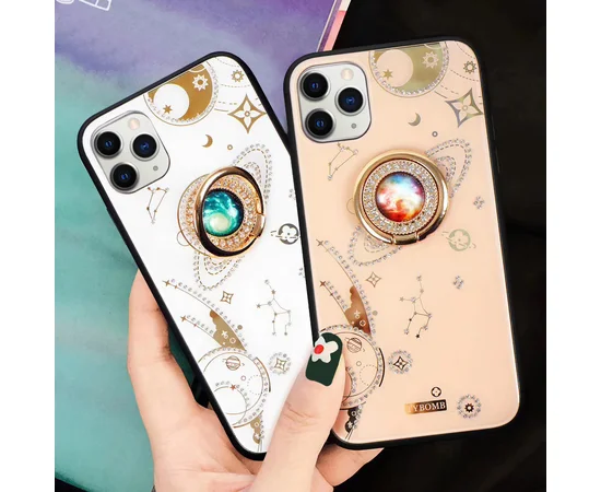 TPU+Glass чехол TYBOMB Cloud Atlas для Apple iPhone 11 Pro (5.8") Pink