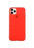 Чехол Silicone case (A) (с закрытым низом) для Apple iPhone 11 Pro (5.8") Красный / Red
