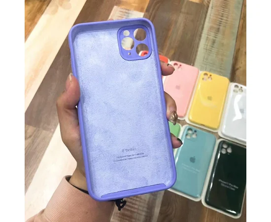 Чохол Silicone Case Full Protective для Apple iPhone 11 Pro (5.8 ") Бузковий / Dasheen
