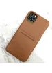 Кожаная накладка G-Case Cardcool Series для Apple iPhone 11 Pro (5.8") Коричневый