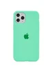 Чехол Silicone case (A) (с закрытым низом) для Apple iPhone 11 Pro (5.8") Зеленый / Spearmint