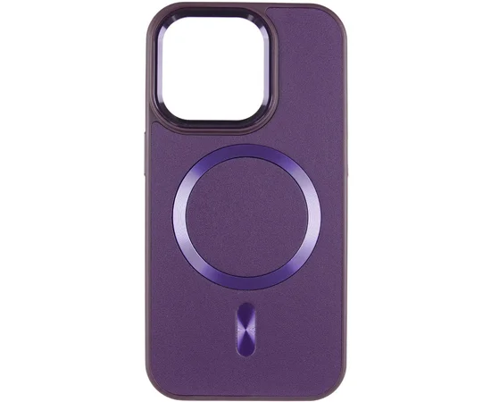 Кожаный чехол SnapCase with MagSafe для Apple iPhone 11 Pro (5.8") Dark Purple