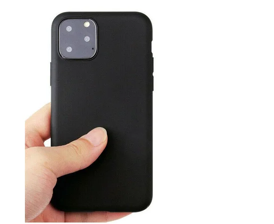 Силиконовый чехол Epic матовый soft-touch для Apple iPhone 11 Pro (5.8") Черный