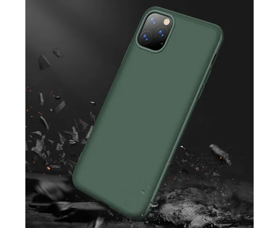 Пластиковая накладка GKK LikGus 360 градусов для Apple iPhone 11 Pro (5.8") Темно-зеленый